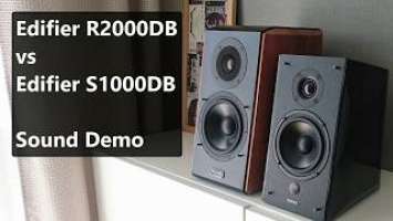 Edifier S1000DB vs Edifier R2000DB  ||  Sound Demo w/Bass Test