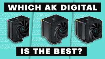 Deepcool AK400 Digital/AK500 Digital/AK620 Digital vs LS720SE AIO