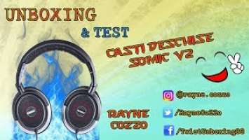 Casti profesionale Somic V2 - Casti Deschise - Unboxing- Review [RO]