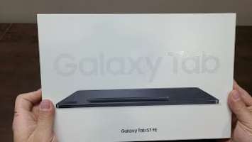 Samsung Galaxy Tab S7 FE Unboxing