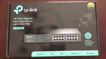 TP Link  TL- SG1016PE  Gigabit Switch Unboxing