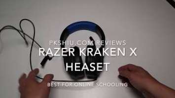 Best headset for online school learning : the Razer Kraken X Headset