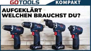 Bosch GSR/GSB 12V-35 FC/HX - Was brauch ich? Akkuschrauber, Akkuschlagschrauber, Flexiclick oder HEX