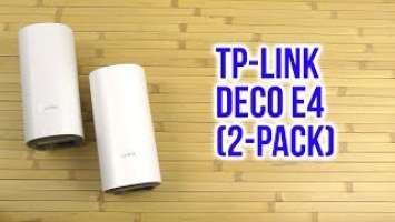 Распаковка TP-LINK Deco E4 (2-pack)