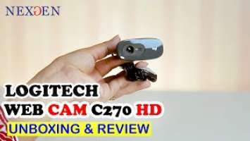 Logitech c270 hd webcam unboxing l c270 webcam review