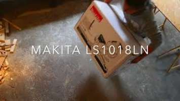 Makita LS1018LN - Unboxing and first cuts - Makita chop saw