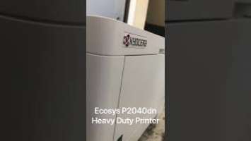 Basic specifications of Kyocera Laser Printer Ecosys P2040dn