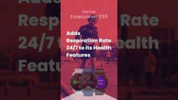 Garmin Forerunner 255 Now Has Respiration Rate (24/7) Added To It's Health Features #shorts