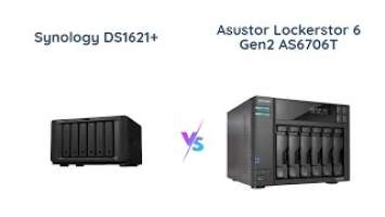 Synology DS1621+ vs Asustor Lockerstor 6 Gen2 AS6706T