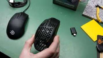 Another wireless lightweight mouse contender!   feat.   SteelSeries Aerox 3 Wireless