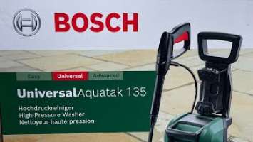 Bosch Universal Aquatak 135 High Pressure Washer Unboxing | Cleaning our Pateo