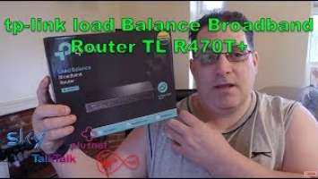 tp-link load Balance Broadband Router TL R470T+