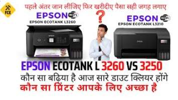 EPSON L3260 VS 3250