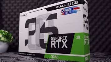 UNBOXING EXPERIENCE PALIT GEFORCE RTX 3050 DUAL 8GB GDDR6 !!!