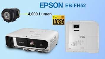 Epson Projector EB-FH52 Open Box