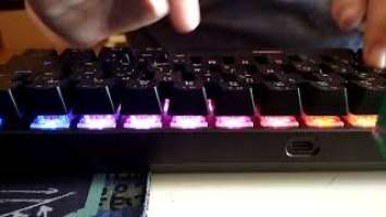 Motospeed CK62 ASMR (no talking) outemu red switches