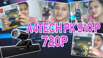 A4TECH PK-910P WITH 720P product review and unboxing | Webcam A4TECH 720P resolution