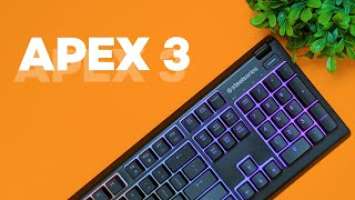 Steelseries Apex 3 Whisper Quiet Gaming Keyboard Review