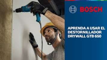 Aprenda a usar el Destonillador Drywall GTB 650