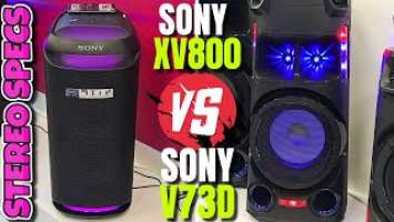 SONY XV800 VS SONY MHC V43D HALF VOLUME COMPARISON