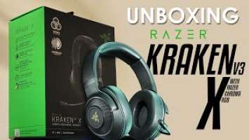 UNBOXING RAZER KRAKEN V3 X BERSAMA CHROMA RGB