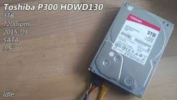 Toshiba P300 HDWD130 3TB (2015) - Hard Drive Sounds