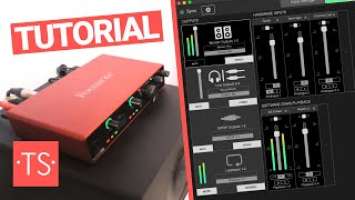 How to use the Focusrite Scarlett 8i6 3rd Gen and the Focusrite Control software with Ableton Live