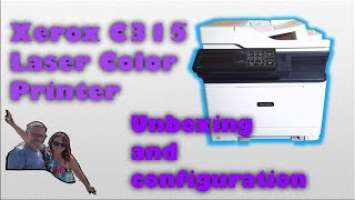 xerox colour laser printer C315 unboxing 2023