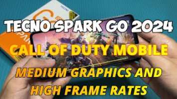 Call of Duty Mobile in Tecno Spark Go 2024