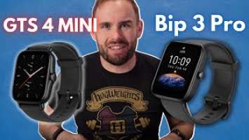 Amazfit GTS Min 4 Vs Bip 3 Pro | Fitness Tech Review