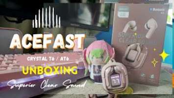 ACEFAST Crystal T6 / AT6 / Unboxing / Pink
