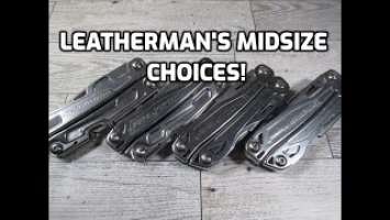 Leatherman's Midsize MultiTool Trio Rev, Sidekick and Wingman Compared.