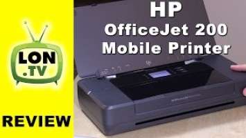 HP OfficeJet 200 Mobile Printer Review and How to Set Up