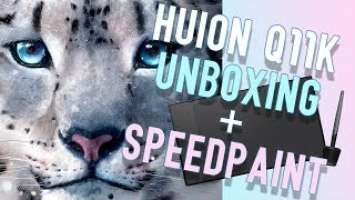 [ SKY UNBOXES! ] HUION Q11K UNBOXING + SPEEDPAINT!