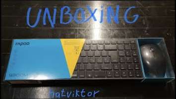 RAPOO 9300M Mouse and Keyboard Unboxing