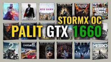 PALIT GTX 1660 STORMX OC vs 1660/2060/2070/2080/1060/1070/1080/1070Ti/1080Ti/570/580/590/VEGA56/64