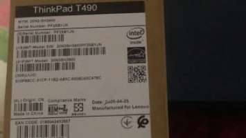 Unboxing lenovo thinkpad T490 i7 || 16 GB RAM -512GB SSD