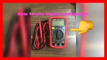 How to use UNI-T UT33D+ Digital multimeter for electronic repairing 2022