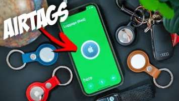 Apple AirTags 4 Pack Unboxing, Setup & First Impression: NEVER Lose Your Things  | Raymond Strazdas