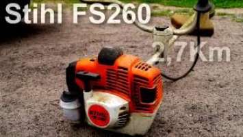 Kosa Saplinowa STIHL FS260 - 2,7km, Starting and Mowing!