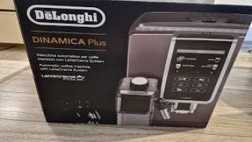 Delonghi dinamica plus išpakavimas/Delonghi dinamica plus unboxing/Распаковка Delonghi dinamica plus