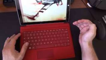 Surface Pro 3 Type Cover review and unboxing