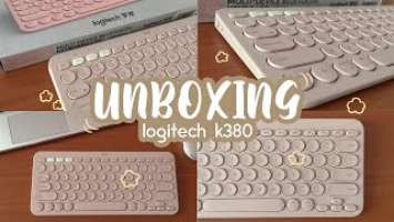 unboxing logitech k380 (pink)