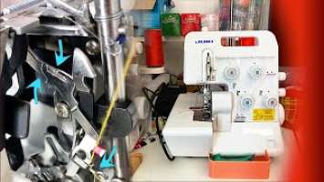 Pro tips for threading! Juki MO-654DE serger/overlocker