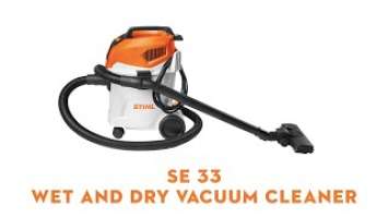 STIHL SE 33 Wet And Dry Vacuum Cleaner | STIHL GB