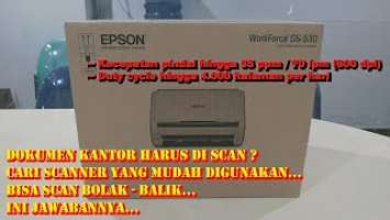 Unboxing - Scanner Epson WorkForce DS-530 (A4 Duplex)