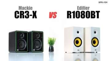 $100 - Mackie CR3 vs $87 - Edifier R1080BT / Sound Comparison / Britz BR-R607BT