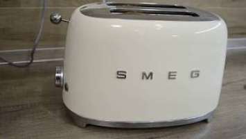 Обзор: Тостер Smeg TSF01CREU на русском языке.