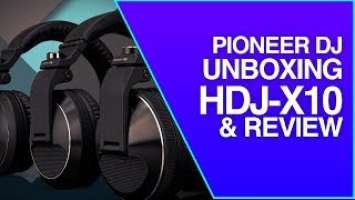 Pioneer HDJ-X10 Headphone Unboxing & Review