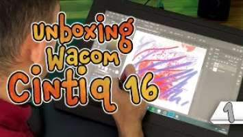 1. Unboxing Wacom Cintiq 16